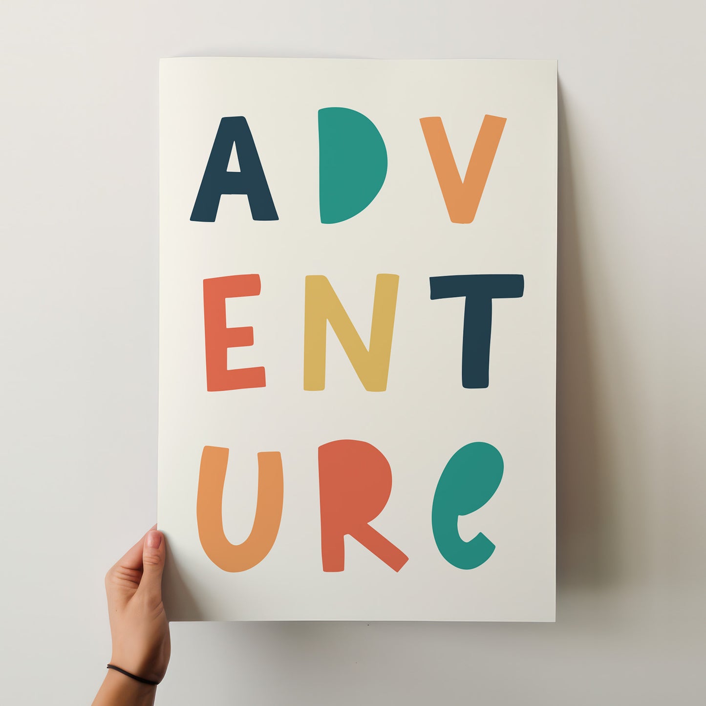 Adventure Poster – Playful Mid-Century Nursery Art Print