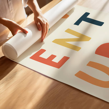Adventure Poster – Playful Mid-Century Nursery Art Print