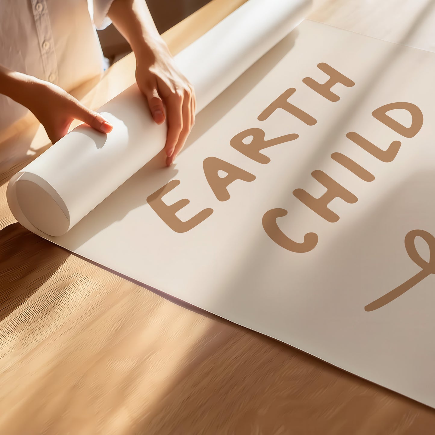 Earth Child Boho Aesthetic Poster - Nursery Art Print