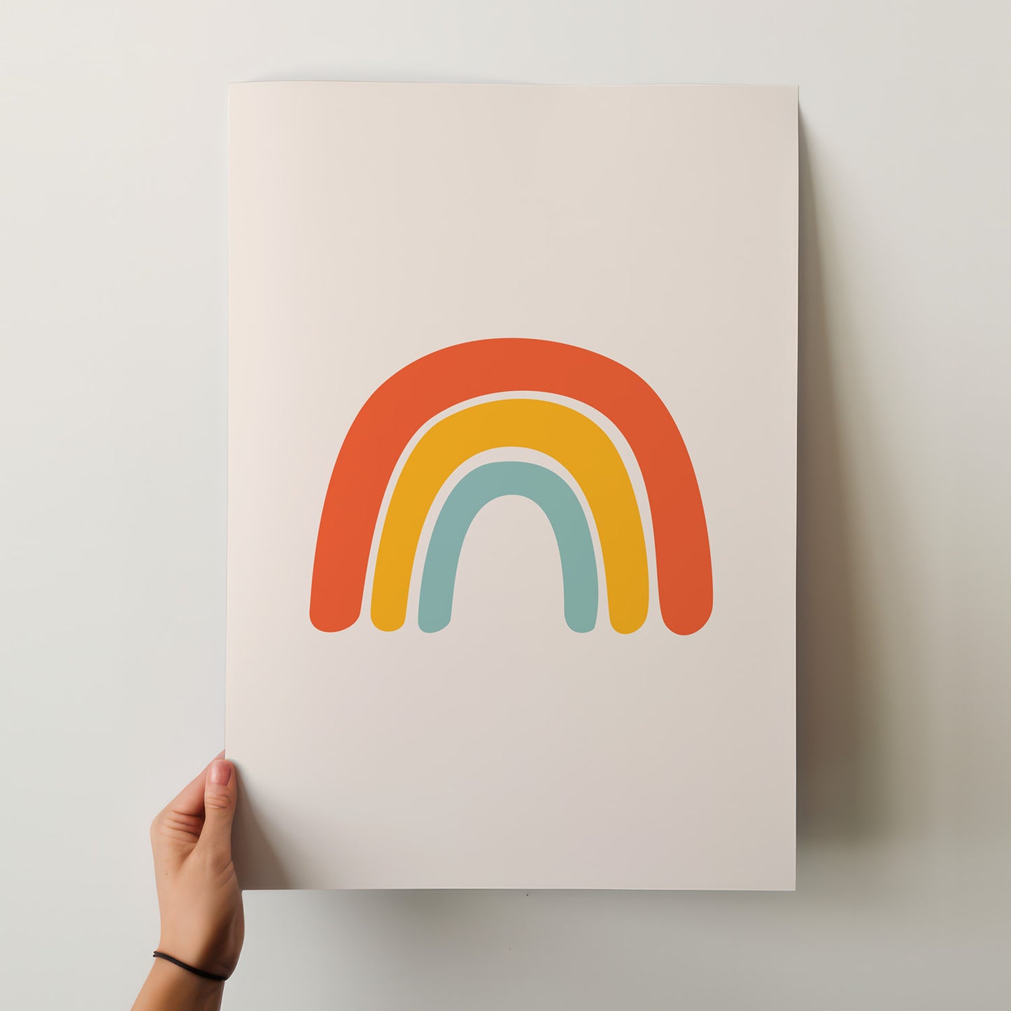 Retro Rainbow Art Print for a Touch of Everyday Joy